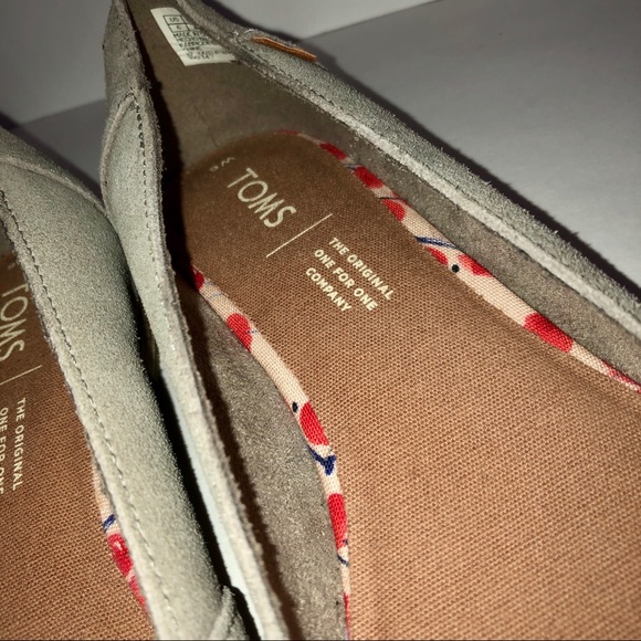 TOMS Julie Flats Size 6 Desert Taupe - Picture 4 of 5